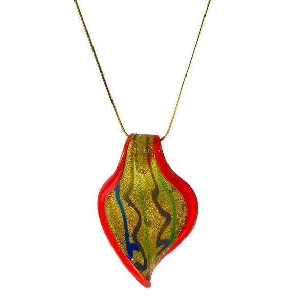 QE# 1 Italian Blown Glass & Sterling 926 Silver - Picture 3 of 9